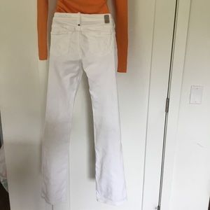 Adriano Goldschmied white jeans “ the Esteem.”